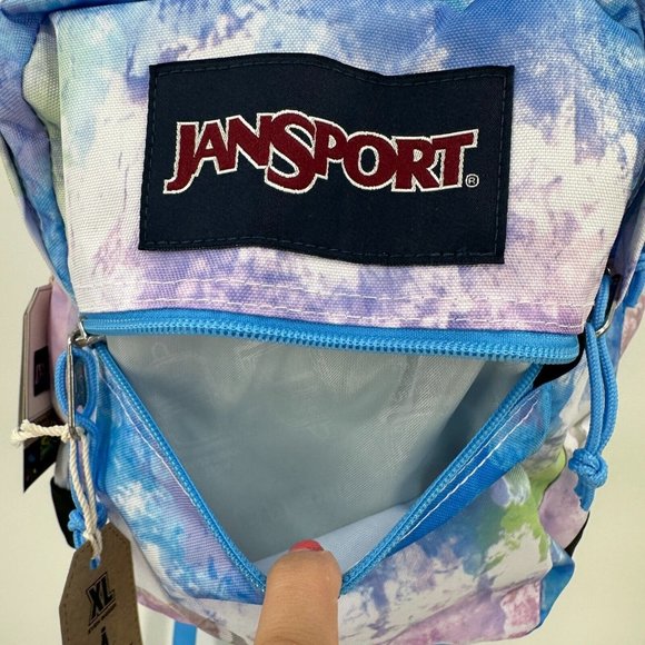 Jansport Cool Student Backpack XL Pastel Tie-Dye Fits 15\